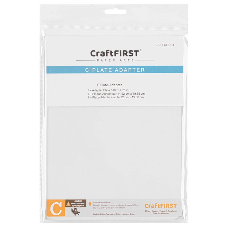 CraftFIRST Cutting Plate C Replacement Adaptor Clear 5.87 x 7.75"" - Image 1